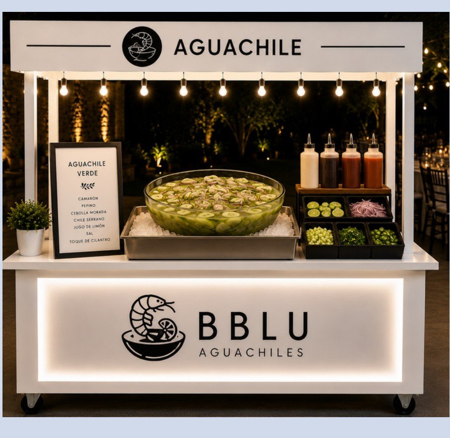 Carrito BBLU de aguachile